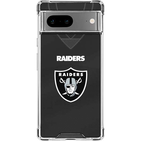 NFL Las Vegas Raiders Team Jersey Google Pixel 7a Clear Case